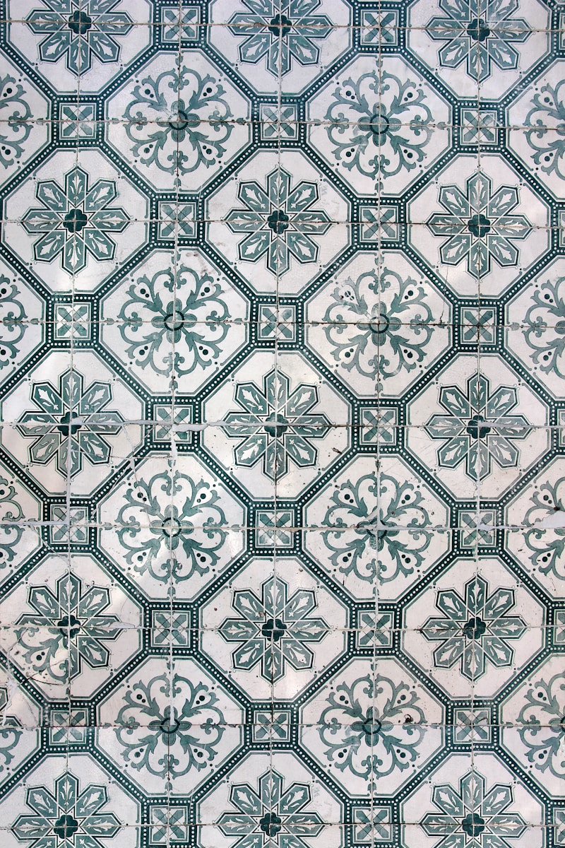 a close up of a wall with a pattern on it